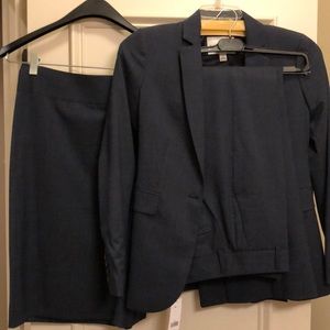 Banana Republic Suit set with skirt and pants.